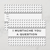 Mustache je een vraag-mod Stripe (Voorkant / Achterkant)