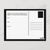 Mustache je een vraag-mod Stripe Briefkaart (Achterkant)