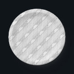 Mustache je een vraag-mod Stripe Papieren Bordje<br><div class="desc">door maydaze</div>