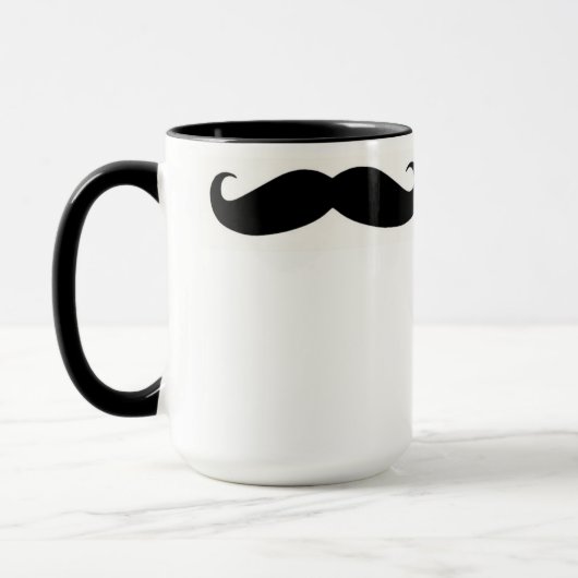 Mustache je een vraag-Mok Mok (Links)