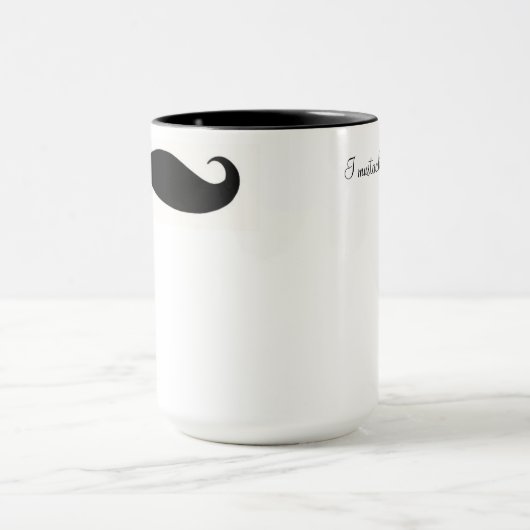 Mustache je een vraag-Mok Mok (Midden)