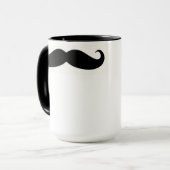 Mustache je een vraag-Mok Mok (Voorkant links)