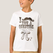 Mustache je een vraag... t-shirt (Voorkant)