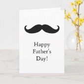 Mustache Kaart (Gele Bloem)