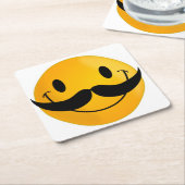 MUSTACHE KARTONNEN ONDERZETTERS (Schuin)