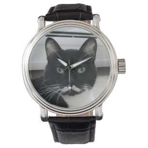 Mustache Kat Horloge