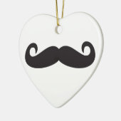 Mustache Keramisch Ornament (Links)
