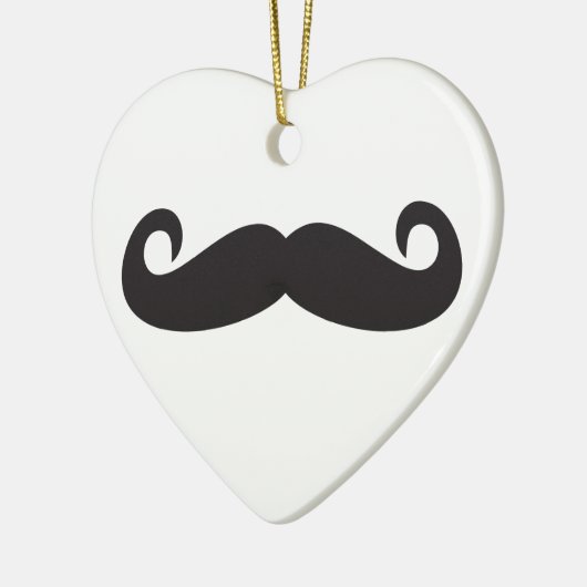 Mustache Keramisch Ornament (Links)