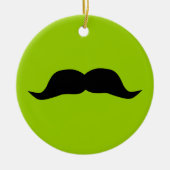 Mustache Keramisch Ornament (Voorkant)