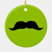 Mustache Keramisch Ornament (Achterkant)