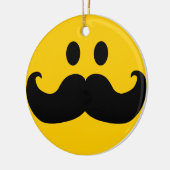 Mustache Keramisch Ornament (Links)