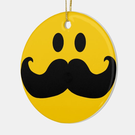 Mustache Keramisch Ornament (Links)