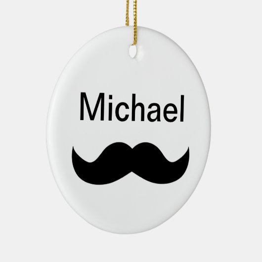 Mustache Keramisch Ornament (Rechts)