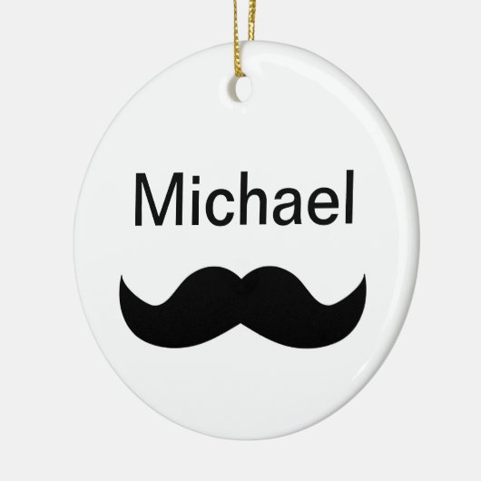 Mustache Keramisch Ornament (Links)