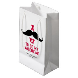 Mustache Kinder Classroom Valentijn Gift Bag Klein Cadeauzakje