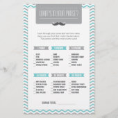 Mustache / Kleine Man Wat zit er in je Purse Game (Voorkant)