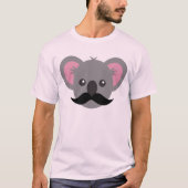 Mustache Koala T-shirt (Voorkant)