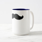 Mustache koffie mok Grappig beste zwarte snor (Voorkant rechts)