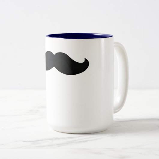 Mustache koffie mok Grappig beste zwarte snor (Voorkant rechts)