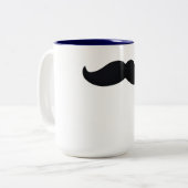 Mustache koffie mok Grappig beste zwarte snor (Voorkant links)