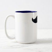 Mustache koffie mok Grappig beste zwarte snor (Links)