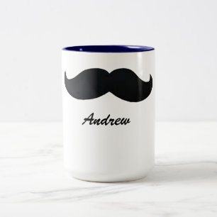 Mustache koffie mok grappige gepersonaliseerde mok