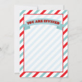 Mustache koppels Baby Douche Uitnodigingen (Achterkant)