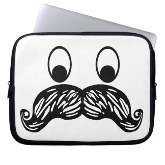 Mustache laptophoes laptop sleeve