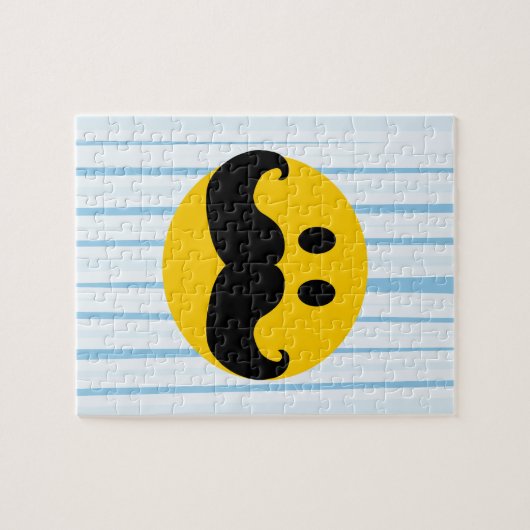 Mustache Legpuzzel (Horizontaal)