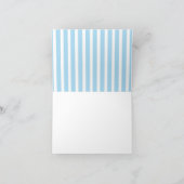 Mustache LIl Man Bedankt Card Note Kaart (Binnen)