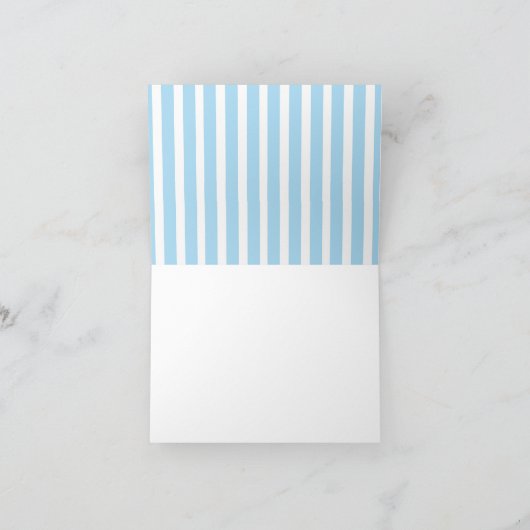 Mustache LIl Man Bedankt Card Note Kaart (Binnen)