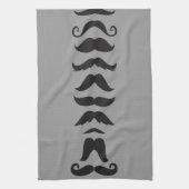 Mustache Line Up Theedoek (Verticaal)