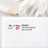 Mustache & Lips Mr. & Mrs. Etiket (Insitu)