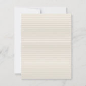 Mustache Lips Retro RSVP-bruiloft RSVP Kaartje (Achterkant)