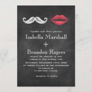 Mustache & Lips Weddenschap Kaart