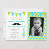 Mustache Little Man Birthday Invitations Kaart (Voorkant)