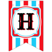 Mustache Little Man Birthday Party Banner Editable (Tweede vlag)