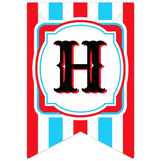 Mustache Little Man Birthday Party Banner Editable (Tweede vlag)