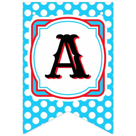 Mustache Little Man Birthday Party Banner Editable (Derde vlag)