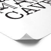 Mustache Little Man Cave Boy Baby Nursery Art Poster (Hoek)