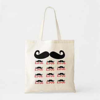Mustache Love Bag Tote Bag