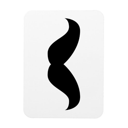 Mustache Magneet (Verticaal)