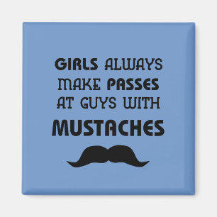 Mustache Magneet