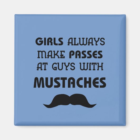 Mustache Magneet (Voorkant)