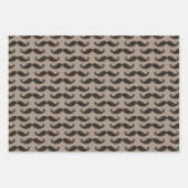 Mustache Mania Inpakpapier Vel (Voorkant 3)