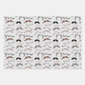 Mustache Mania Inpakpapier Vel (Voorkant 2)