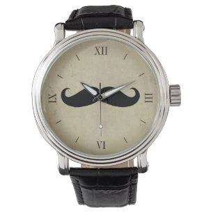  Mustache Mannen Watch Horloge