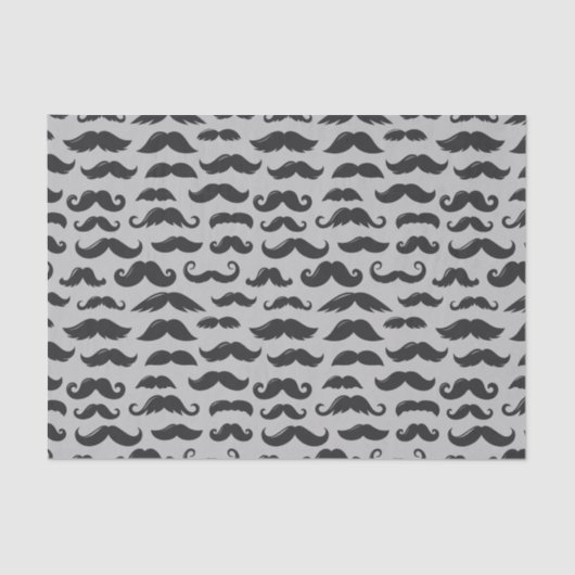 Mustache Mash Tissue Paper Tissuepapier (Voorkant)
