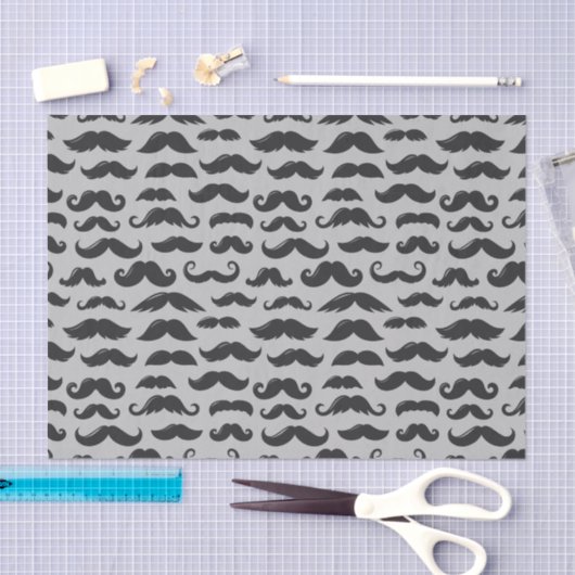 Mustache Mash Tissue Paper Tissuepapier (Craft)