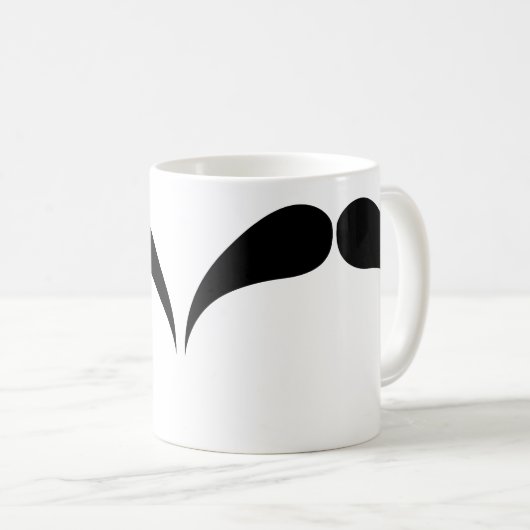 Mustache Mok (Voorkant rechts)